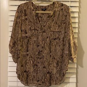 Torrid Harper Blouse Size 1